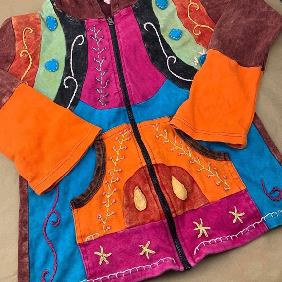 Fairy hippie cottage core jacket - Picture 3 of 4